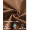 imageCOOFANDY Mens Polo Sweatshirts 2025 Long Sleeve Casual Golf Shirts Light Weight Moisture Wicking Pullover ShirtsBrown