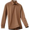 imageCOOFANDY Mens Polo Sweatshirts 2025 Long Sleeve Casual Golf Shirts Light Weight Moisture Wicking Pullover ShirtsBrown