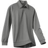 imageCOOFANDY Mens Polo Sweatshirts 2025 Long Sleeve Casual Golf Shirts Light Weight Moisture Wicking Pullover ShirtsDark Grey