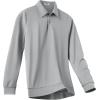 imageCOOFANDY Mens Polo Sweatshirts 2025 Long Sleeve Casual Golf Shirts Light Weight Moisture Wicking Pullover ShirtsLight Grey