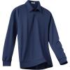 imageCOOFANDY Mens Polo Sweatshirts 2025 Long Sleeve Casual Golf Shirts Light Weight Moisture Wicking Pullover ShirtsNavy Blue