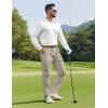 imageCOOFANDY Mens Polo Sweatshirts 2025 Long Sleeve Casual Golf Shirts Light Weight Moisture Wicking Pullover ShirtsWhite