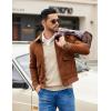 imageCOOFANDY Mens Quarter Zip Pullover Slim Fit Dress Sweaters Lightweight Mock Neck Knit SweaterLight Khaki