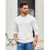 imageCOOFANDY Mens Quarter Zip Pullover Slim Fit Dress Sweaters Lightweight Mock Neck Knit SweaterWhite