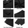 imageCOOFANDY Mens Tracksuits 2 Piece Casual Athletic Sweatsuit Quarter Zip Pullover Long Sleeve Running Sport OutfitsBlack