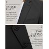 imageCOOFANDY Mens Herringbone Blazer Slim Fit Cotton Sport Coats Two Buttons Casual Suit JacketBlack