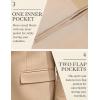 imageCOOFANDY Mens Herringbone Blazer Slim Fit Cotton Sport Coats Two Buttons Casual Suit JacketKhaki