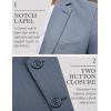 imageCOOFANDY Mens Herringbone Blazer Slim Fit Cotton Sport Coats Two Buttons Casual Suit JacketNavy