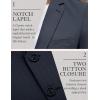 imageCOOFANDY Mens Herringbone Blazer Slim Fit Cotton Sport Coats Two Buttons Casual Suit JacketNavy Blue