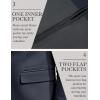 imageCOOFANDY Mens Herringbone Blazer Slim Fit Cotton Sport Coats Two Buttons Casual Suit JacketNavy Blue