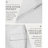 imageCOOFANDY Mens Herringbone Blazer Slim Fit Cotton Sport Coats Two Buttons Casual Suit JacketWhite