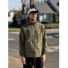 imageCOOFANDY Rain Jacket Men Packable Waterproof Raincoat with Hood Lightweight Windbreaker for Hiking Cycling GolfArmy Green