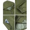 imageCOOFANDY Rain Jacket Men Packable Waterproof Raincoat with Hood Lightweight Windbreaker for Hiking Cycling GolfArmy Green