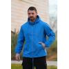 imageCOOFANDY Rain Jacket Men Packable Waterproof Raincoat with Hood Lightweight Windbreaker for Hiking Cycling GolfBlue