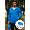 imageCOOFANDY Rain Jacket Men Packable Waterproof Raincoat with Hood Lightweight Windbreaker for Hiking Cycling GolfBlue