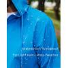 imageCOOFANDY Rain Jacket Men Packable Waterproof Raincoat with Hood Lightweight Windbreaker for Hiking Cycling GolfBlue