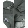 imageCOOFANDY Rain Jacket Men Packable Waterproof Raincoat with Hood Lightweight Windbreaker for Hiking Cycling GolfDark Gray