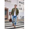 imageCOOFANDY Men Bomber Jacket Lightweight Windbreaker Jackets Casual Softshell Flight Fashion Winter Fall Coat with Pocket1  Army Green