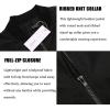 imageCOOFANDY Men Bomber Jacket Lightweight Windbreaker Jackets Casual Softshell Flight Fashion Winter Fall Coat with Pocket1  Black