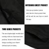 imageCOOFANDY Men Bomber Jacket Lightweight Windbreaker Jackets Casual Softshell Flight Fashion Winter Fall Coat with Pocket1  Black