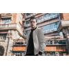 imageCOOFANDY Men Bomber Jacket Lightweight Windbreaker Jackets Casual Softshell Flight Fashion Winter Fall Coat with Pocket1  Light Grey