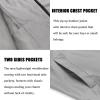 imageCOOFANDY Men Bomber Jacket Lightweight Windbreaker Jackets Casual Softshell Flight Fashion Winter Fall Coat with Pocket1  Light Grey