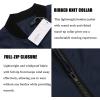 imageCOOFANDY Men Bomber Jacket Lightweight Windbreaker Jackets Casual Softshell Flight Fashion Winter Fall Coat with Pocket1  Navy Blue