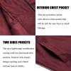 imageCOOFANDY Men Bomber Jacket Lightweight Windbreaker Jackets Casual Softshell Flight Fashion Winter Fall Coat with Pocket1 Wine Red
