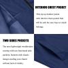 imageCOOFANDY Men Bomber Jacket Lightweight Windbreaker Jackets Casual Softshell Flight Fashion Winter Fall Coat with PocketDark Blue