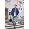 imageCOOFANDY Men Bomber Jacket Lightweight Windbreaker Jackets Casual Softshell Flight Fashion Winter Fall Coat with PocketDark Blue