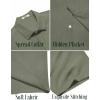 imageCOOFANDY Mens Button Down Shirts Short Sleeve Casual Summer Beach Shirts for Men Vacation Wedding Linen ShirtDeep Green