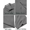 imageCOOFANDY Mens Button Down Shirts Short Sleeve Casual Summer Beach Shirts for Men Vacation Wedding Linen ShirtGrey