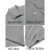 imageCOOFANDY Mens Button Down Shirts Short Sleeve Casual Summer Beach Shirts for Men Vacation Wedding Linen ShirtLight Grey