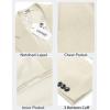 imageCOOFANDY Mens Casual Blazer One Button Sport Coat Lightweight Business Suit JacketBeige
