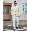 imageCOOFANDY Mens Casual Blazer One Button Sport Coat Lightweight Business Suit JacketBeige