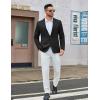 imageCOOFANDY Mens Casual Blazer One Button Sport Coat Lightweight Business Suit JacketBlack