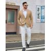 imageCOOFANDY Mens Casual Blazer One Button Sport Coat Lightweight Business Suit JacketBrown