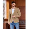 imageCOOFANDY Mens Casual Blazer One Button Sport Coat Lightweight Business Suit JacketBrown