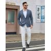imageCOOFANDY Mens Casual Blazer One Button Sport Coat Lightweight Business Suit JacketDark Blue