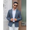imageCOOFANDY Mens Casual Blazer One Button Sport Coat Lightweight Business Suit JacketDark Blue