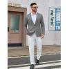 imageCOOFANDY Mens Casual Blazer One Button Sport Coat Lightweight Business Suit JacketDark Grey