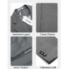 imageCOOFANDY Mens Casual Blazer One Button Sport Coat Lightweight Business Suit JacketDark Grey