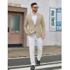 imageCOOFANDY Mens Casual Blazer One Button Sport Coat Lightweight Business Suit JacketKhaki