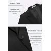 imageCOOFANDY Mens Casual Blazer Slim Fit Sports Coat One Button Business Retro Suit Jackets for Wedding PartyBlack