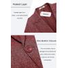 imageCOOFANDY Mens Casual Blazer Slim Fit Sports Coat One Button Business Retro Suit Jackets for Wedding PartyRed