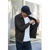 imageCOOFANDY Mens Lightweight Jackets Casual Bomber Windbreaker Zip Up Collared Jacket Golf Windproof CoatBlack