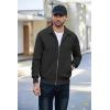 imageCOOFANDY Mens Lightweight Jackets Casual Bomber Windbreaker Zip Up Collared Jacket Golf Windproof CoatBlack