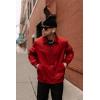 imageCOOFANDY Mens Lightweight Jackets Casual Bomber Windbreaker Zip Up Collared Jacket Golf Windproof CoatWine Red