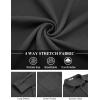 imageCOOFANDY Mens Long Sleeve Button Down Shirts Wrinkle Free Shacket Jacket Stretch Casual OvershirtDark Grey