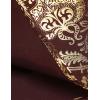 imageCOOFANDY Mens Paisley Shirt Luxury Disco Long Sleeve Button Down Dress Shirts02red
